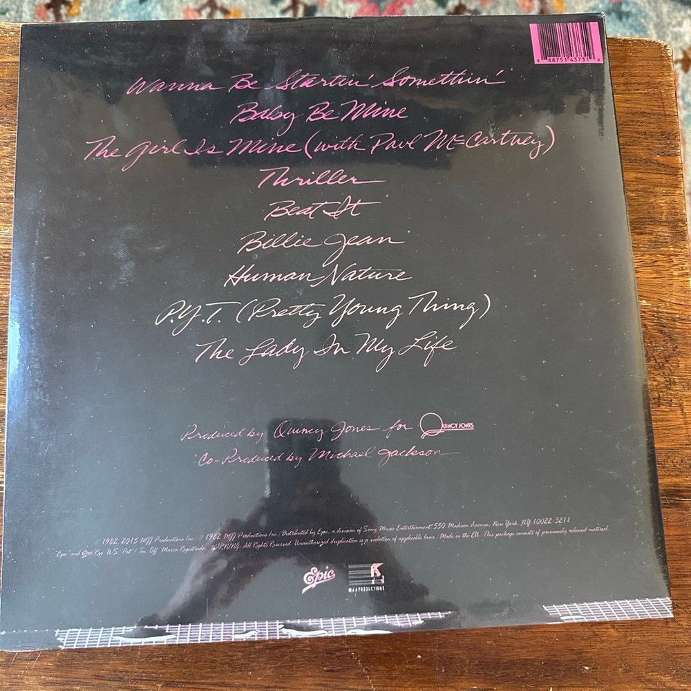 Michael Jackson Thriller Vinyl Record - still sealed brand new - Picture 2 of 2